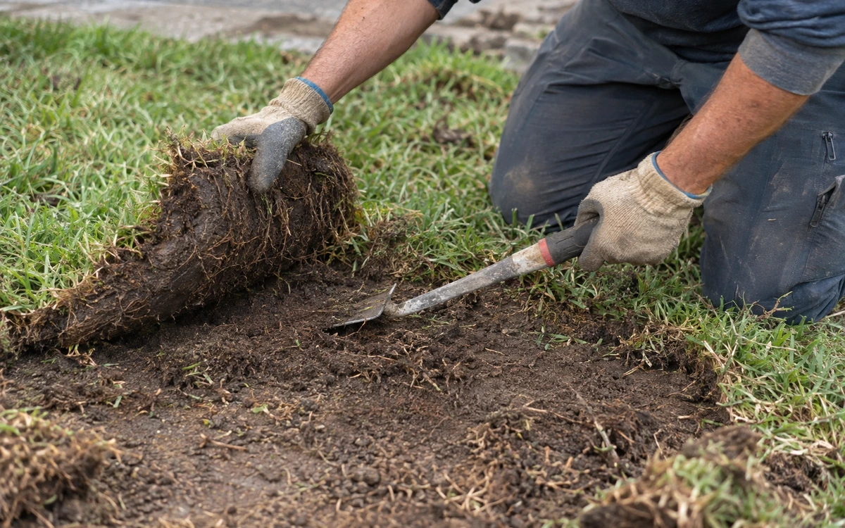 Sod removal contractor